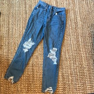 American eagle mom jeans